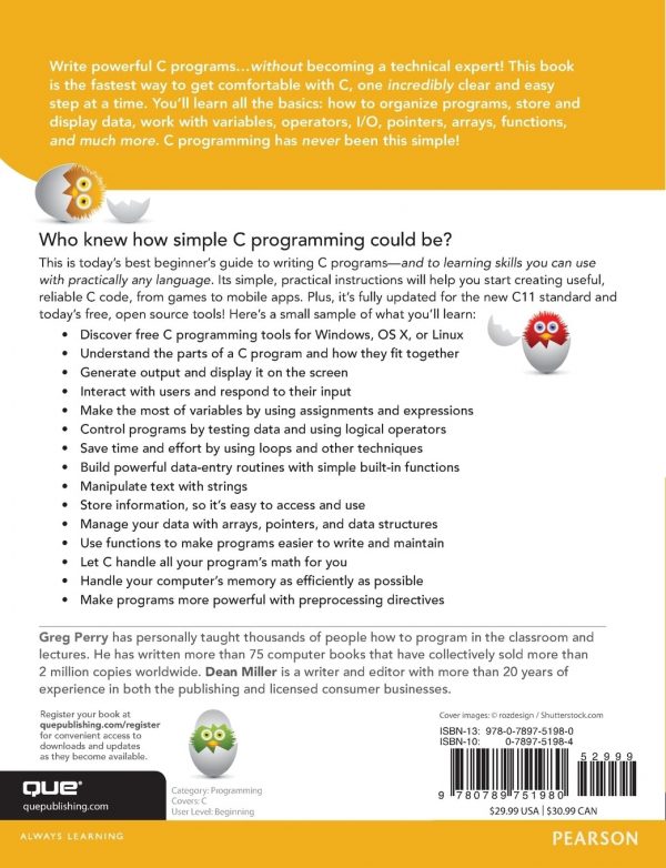 C Programming Absolute Beginner’s Guide – The Book Corner